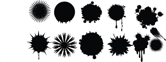 Bold Grunge Ink Texture .