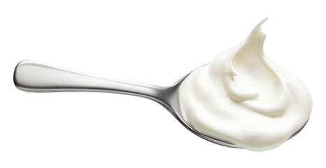 PNG Yogurt spoon dessert cream.