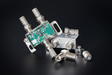 F-type connectors and splitters