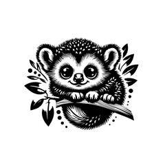 Fototapeta premium black and white panda