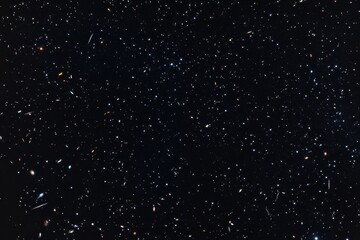 Fototapeta premium A detailed view of countless stars and galaxies in the night sky.