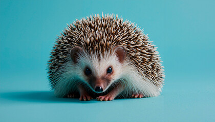 Cute domestic hedgehog