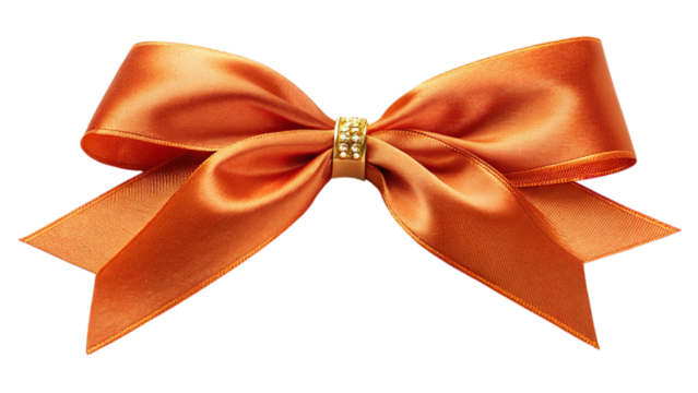 Elegant satin bow with sparkling rhinestone accent, perfect for adding luxurious touch to your design projects