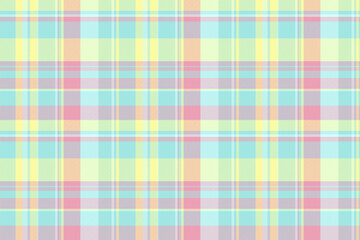 Pastel plaid pattern. A gentle, versatile backdrop. Ideal for textiles, web design,  creative projects seeking a soft, calming aesthetic. Use for spring themes.