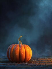 halloween background with pumpkin