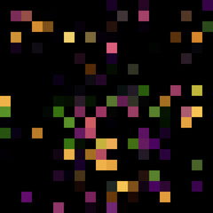 Colorful abstract mosaic background. Pixel effect. Camo and camouflage.