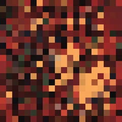 Colorful abstract mosaic background. Pixel effect. Camo and camouflage.