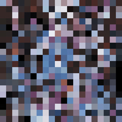 Colorful abstract mosaic background. Pixel effect. Camo and camouflage.