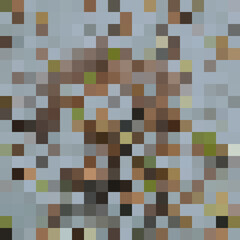 Colorful abstract mosaic background. Pixel effect. Camo and camouflage.