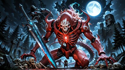 鉄血の魔王と配下の軍勢