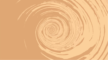 Wood grain spiral texture background. Natural wood swirl pattern illustration. Wood texture with spiral rings.