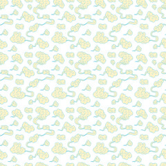 seamless pattern with apples