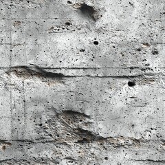 Seamless Board-formed concrete seamless texture, gray vertical plank impressions with rough pits and voids | Raw architectural surface | Brutalist wall and building render detail