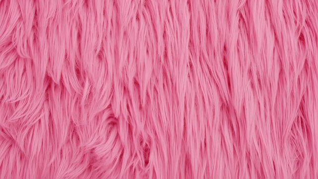 Close up view of fluffy pink yarn texture