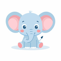 Fototapeta premium Niedliches Elefantenbaby 