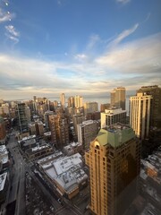 aerial view of chicago