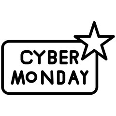 Cyber Monday Icon