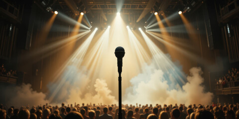 Live concert performance music venue event photography energetic atmosphere audience view artistic vibes for seo