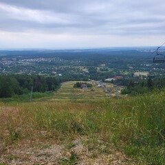 Fototapeta premium landscape with mountains
