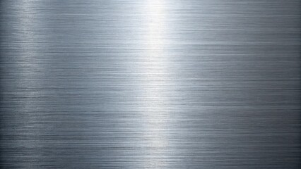 Brushed metal texture background with a polished surface, ideal for industrial designs and modern abstract wallpapers and backdrops