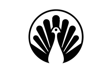 Fototapeta premium silhouette of a pheasant vector