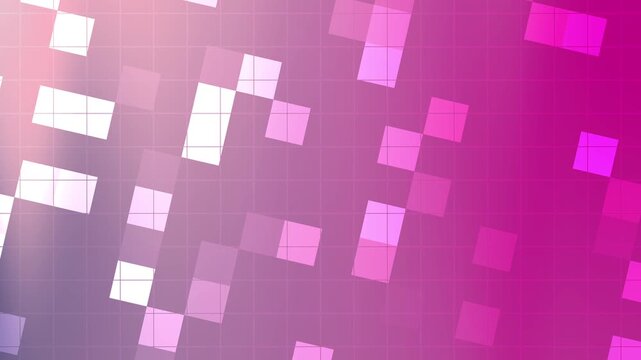 Berry Navy Dynamic pink gradient background with moving square tiles and grid lines creates a modern abstract animation