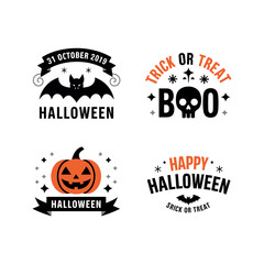 halloween icon set