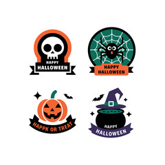 halloween icon set