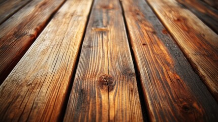 Close-up view of weathered wooden planks.
