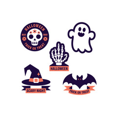 halloween icon set