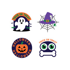 halloween icon set