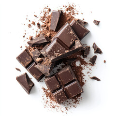 A gourmet dark chocolate bar