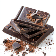 A gourmet dark chocolate bar