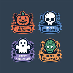 halloween icon set