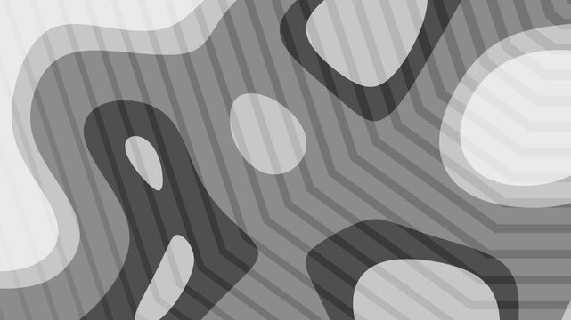 Blue Denim Warm Greys Dynamic Gray Layers Abstract Animation with Morphing Shapes and Geometric Patterns for Modern Backgrounds