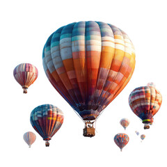 Fototapeta premium Colorful hot air balloons in the sky