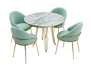  Aurora Mint Dining Set Soft Green Charm