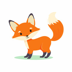 Obraz premium Verspieltes Fuchsjunges