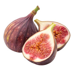 3d ripe figs with detailed texture