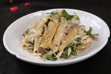 Chinese cuisine, Cantonese cuisine, cold stir fried chicken