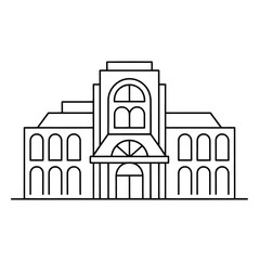 Ornate building facade with arched windows architecture arches