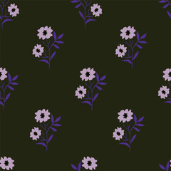 seamless pattern with flowers