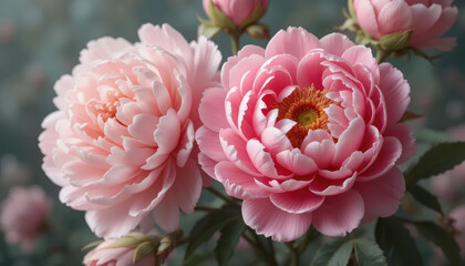 Ultra realistic 3D roses bouquet, 8K resolution soft lighting hyper-detail.