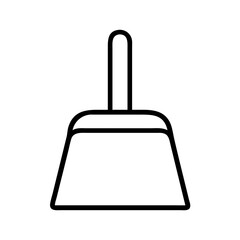 Find the best dustpan for cleaning and sweeping your home with this cleaning equipment icon