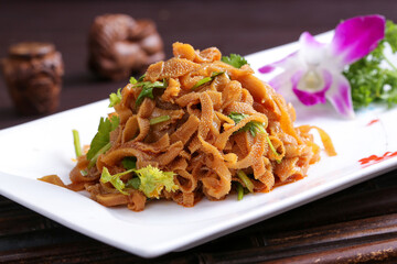 Chinese cuisine, Cantonese cuisine, cold mixed beef tripe