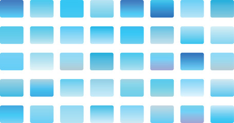a set of gradient color for gradation idea, blue gradients