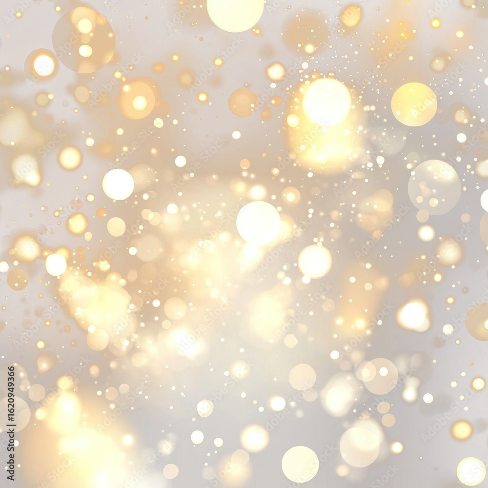 Canvas Prints png abstract blurred background with bokeh lights in beige and gold colors abstract effects light ef