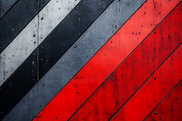 Abstract diagonal stripes pattern red black gray texture background design