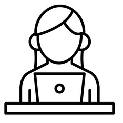 Work From Vector Icon