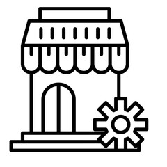 Store Management Vector Icon
